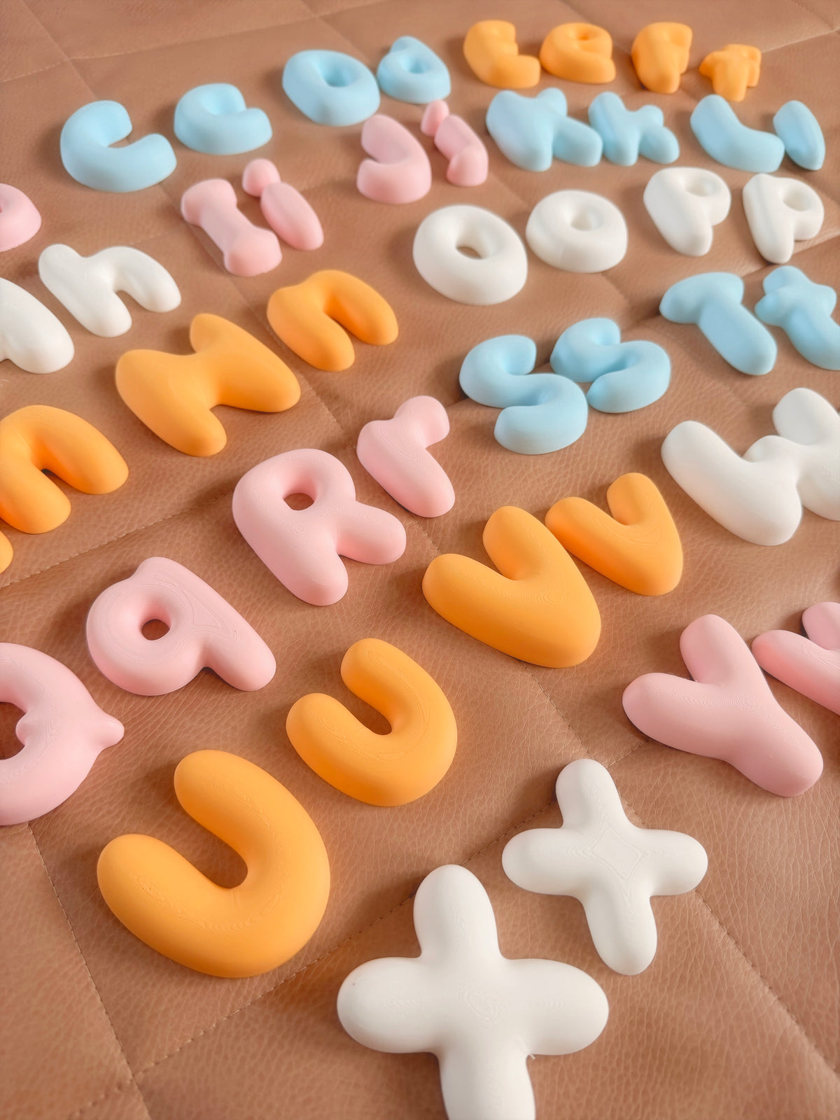 Bubble Letter Mini Alphabet Set Complete