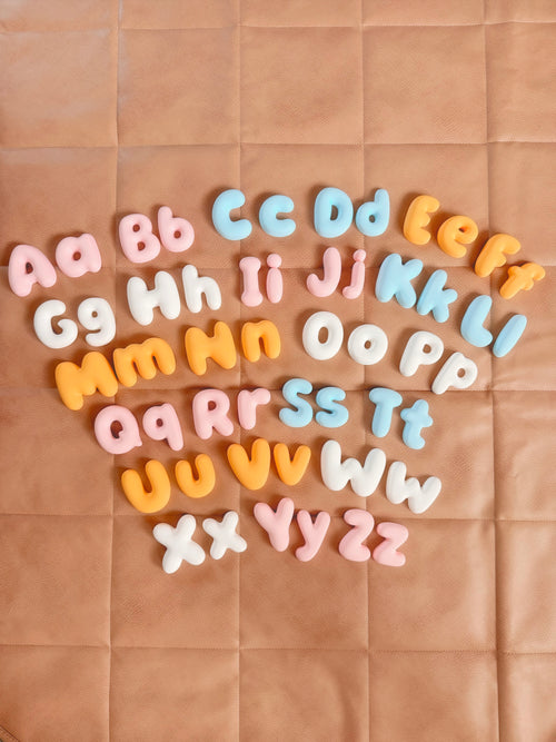 Bubble Letter Mini Alphabet Set Complete