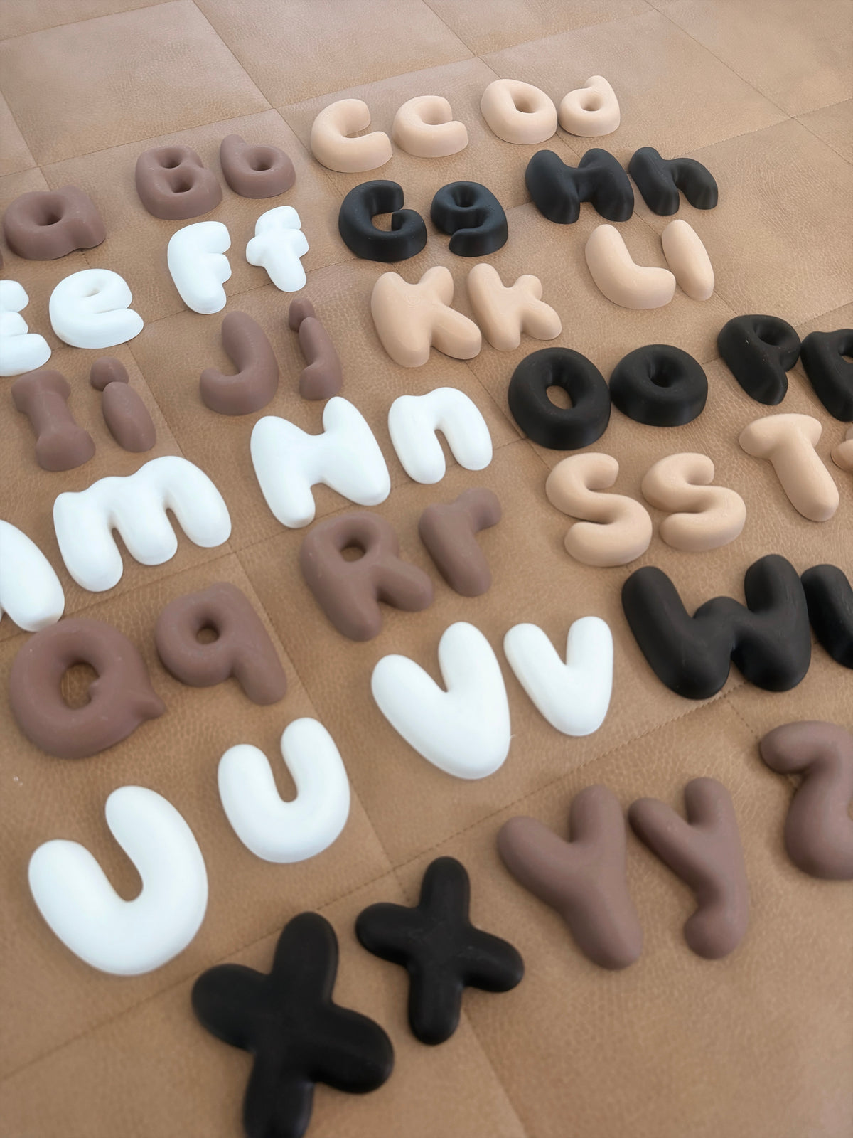 Bubble Letter Mini Alphabet Set Complete