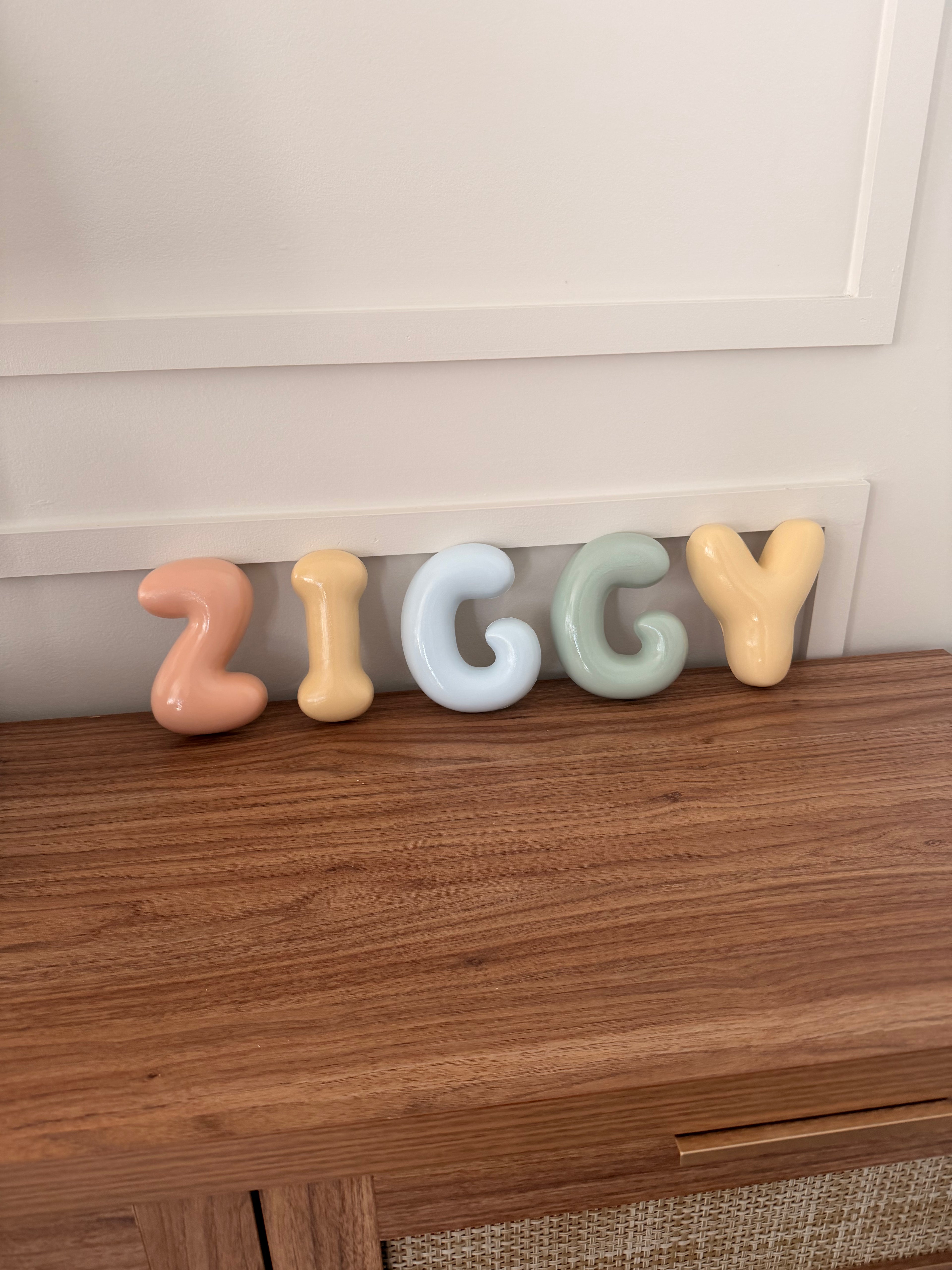 Bubble Letters Upper Case