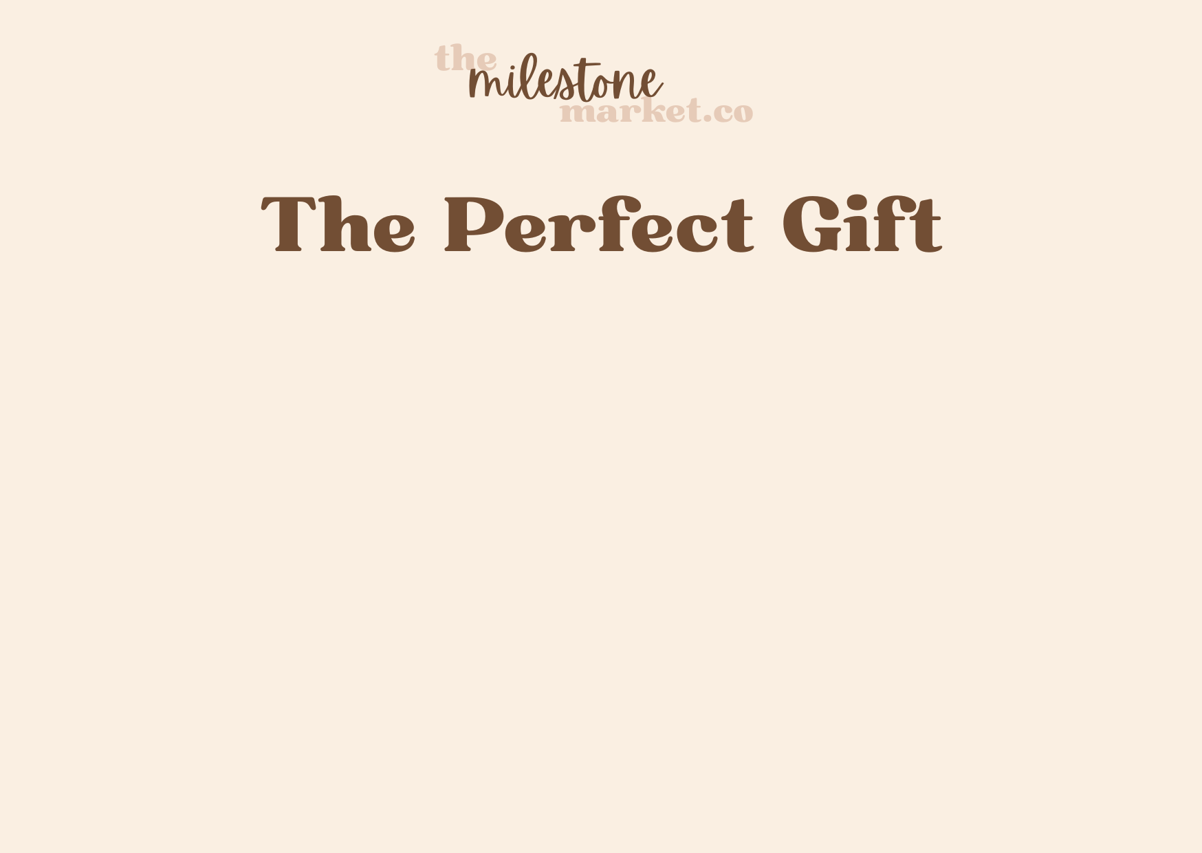 The Milestone Market.Co Gift Card